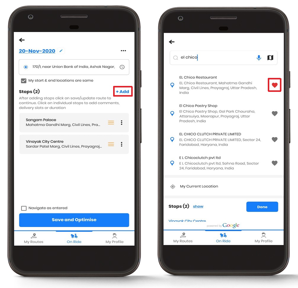 Creating a New Route in Zeo Route Planner, Zeo Route Planner