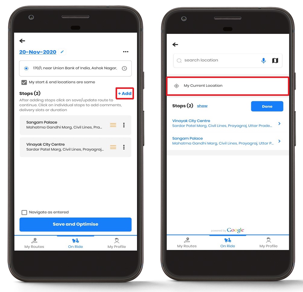 Creating a New Route in Zeo Route Planner, Zeo Route Planner