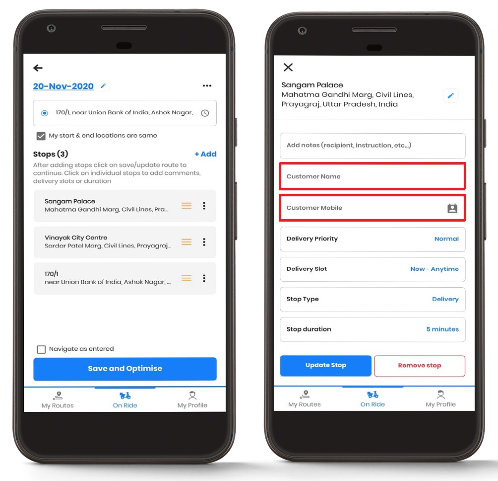 Creating a New Route in Zeo Route Planner, Zeo Route Planner