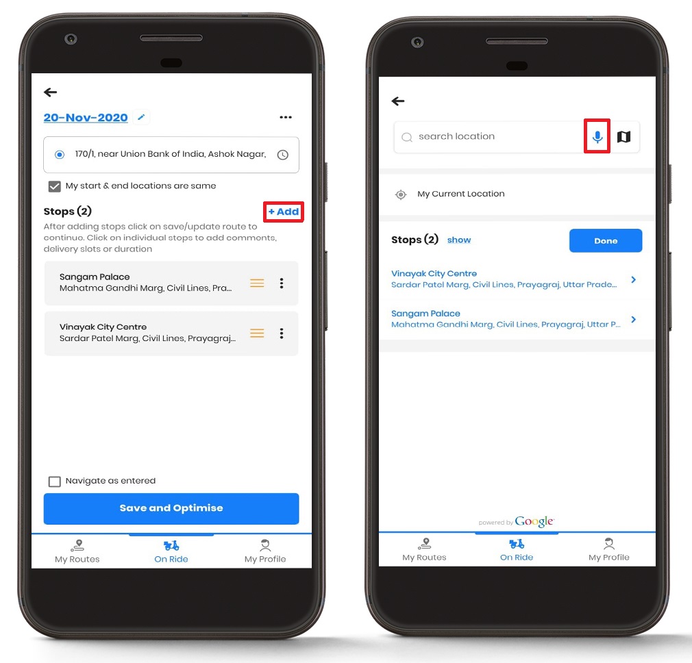 Creating a New Route in Zeo Route Planner, Zeo Route Planner