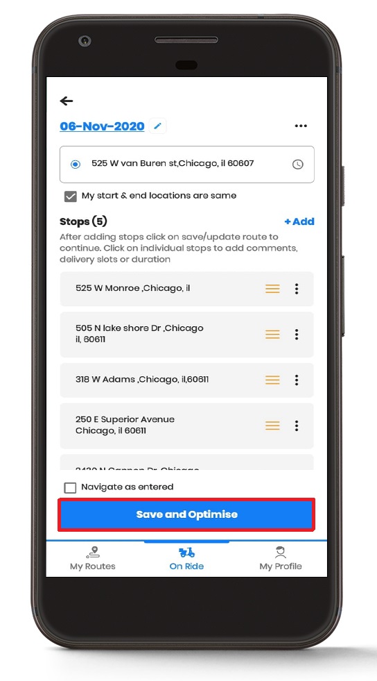 Wéi Import Excel an Zeo Route Planner, Zeo Route Planner