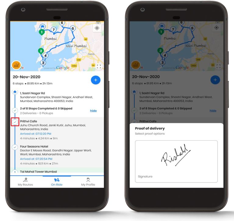 How to enable Proof of Delivery in the Zeo Route Planner, Zeo Route Planner