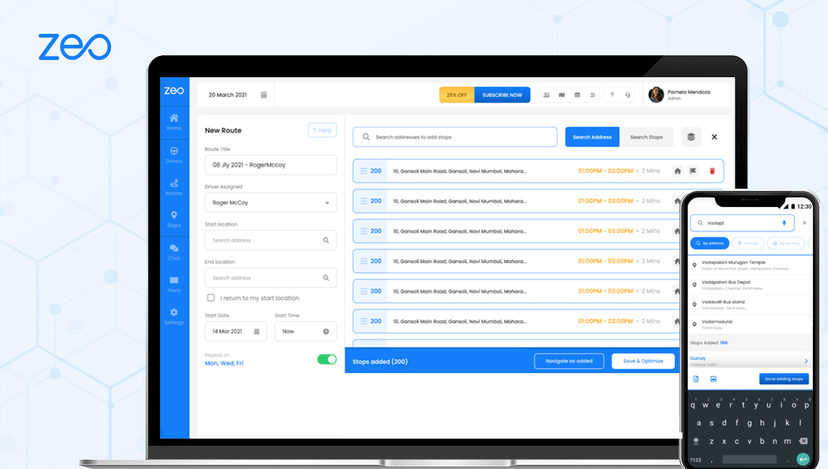 Kako dodati stanice upisivanjem ?, Zeo Route Planner