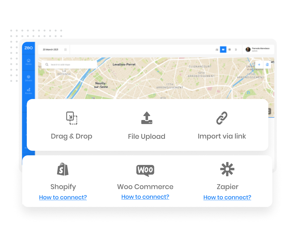Zeo Fleet Features, Zeo Route Planner