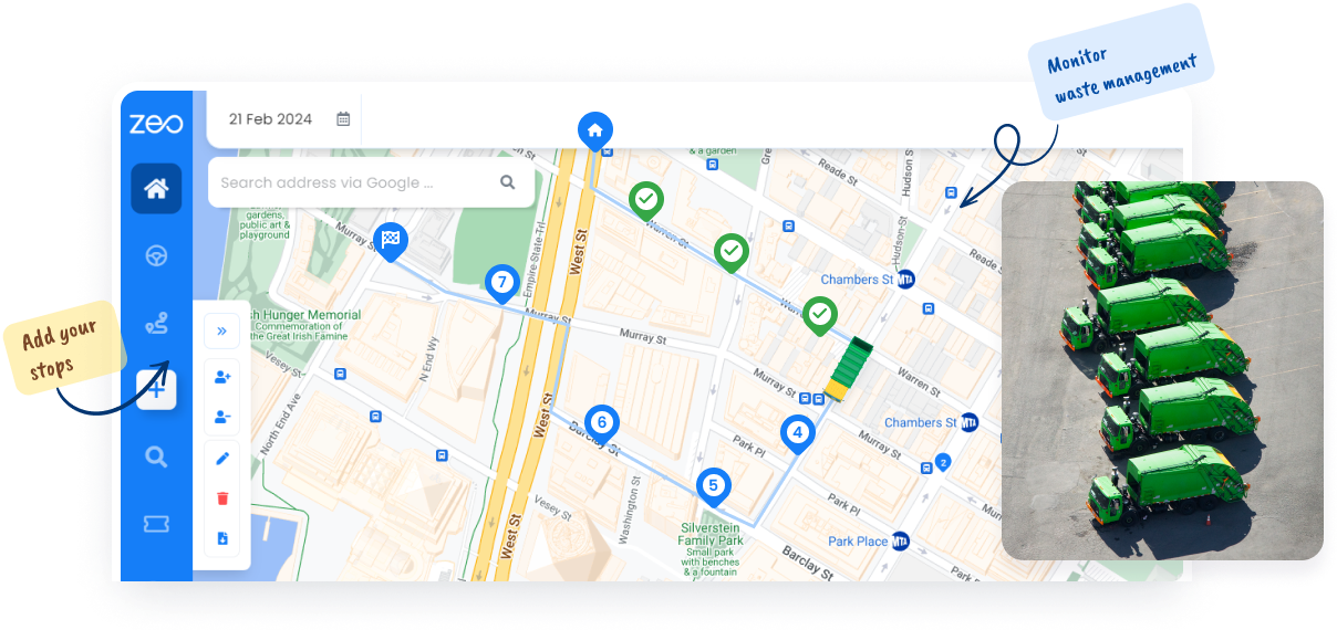 Waste Management, Zeo Route Planner